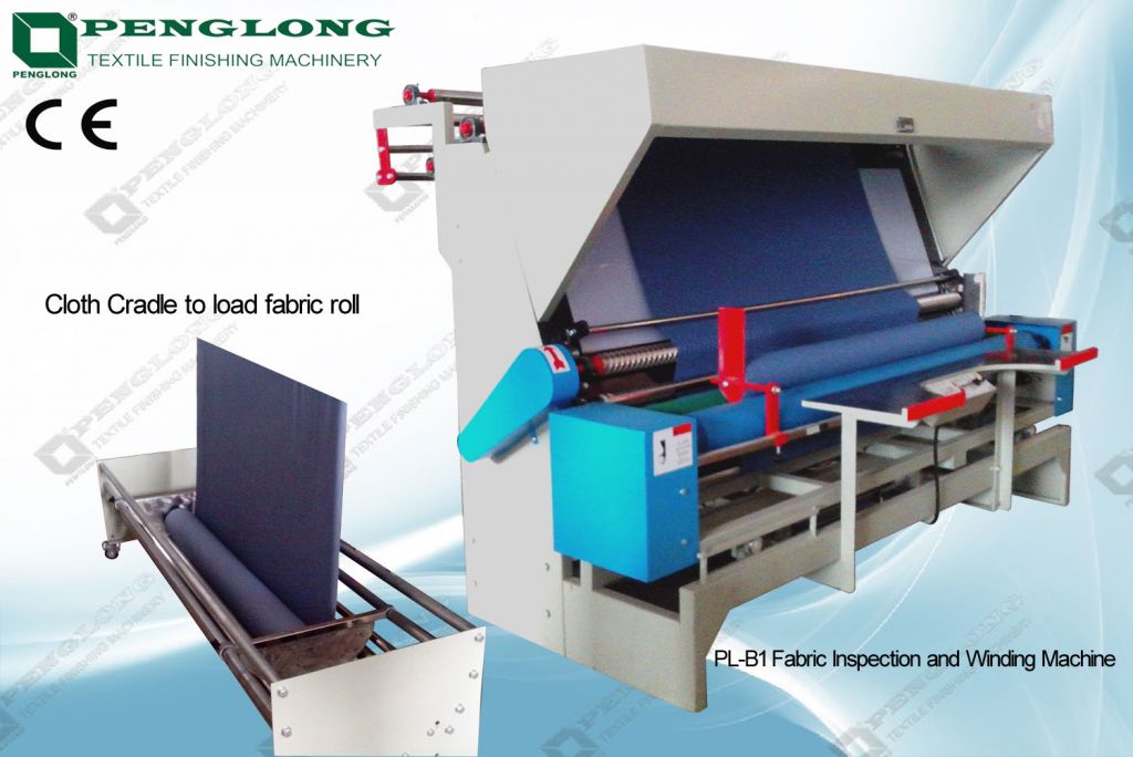 PL-B1 Woven Fabric Inspection and Winding Machine with Cloth Cradle