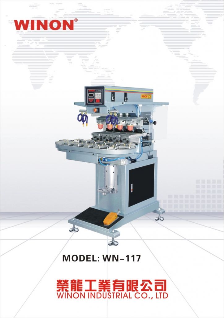 WINON WN-117 Multi Color Inkwell Pad Printing Machinery