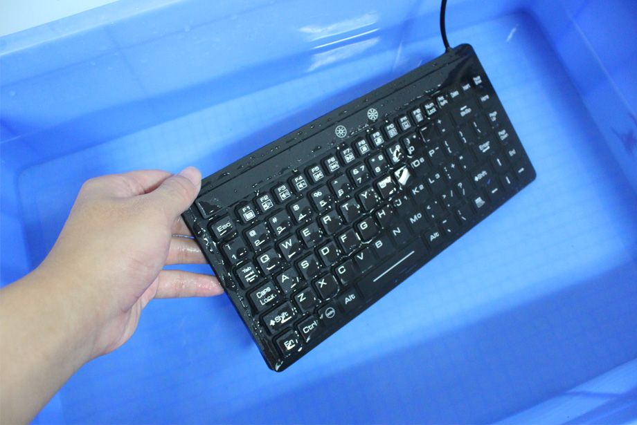 Industrial Waterproof Keyboard Anti-Bacteria LED Backlit