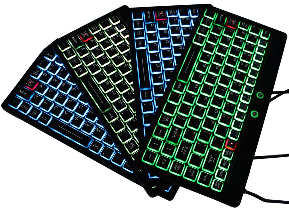 Industrial Waterproof Keyboard Anti-Bacteria LED Backlit