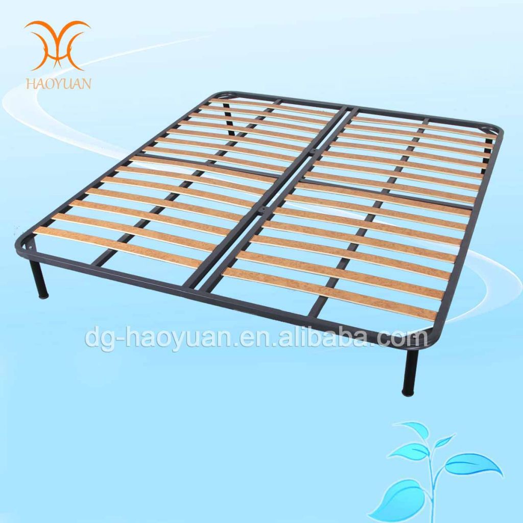 Queen Size Wooden Slats Bed Frame