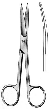 Operating Scissors sharp/sharp curved