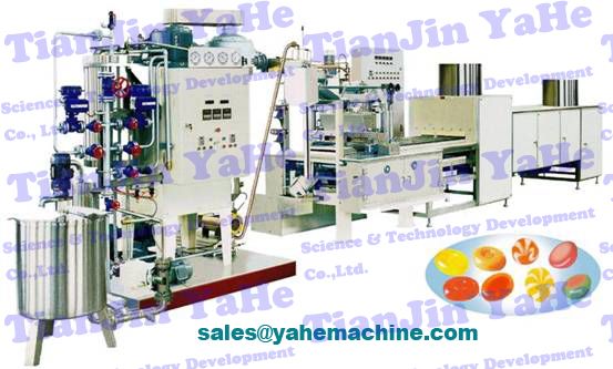 VACUUM FILM SUGAR CONTINUOUS DEPOSITING LINE