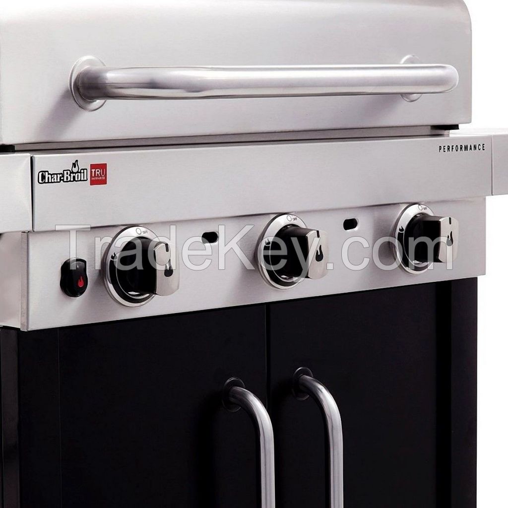 Char-Broil - Performance 450 - 24, 000 BTU 3 Burner TRU-Infrared With Side Burner