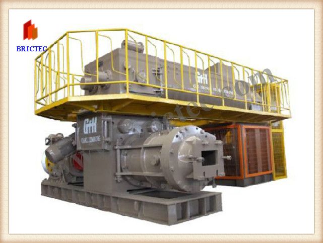 Vacuum Extruder for brick making plant