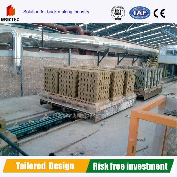 Tunnel dryer for brick making plant