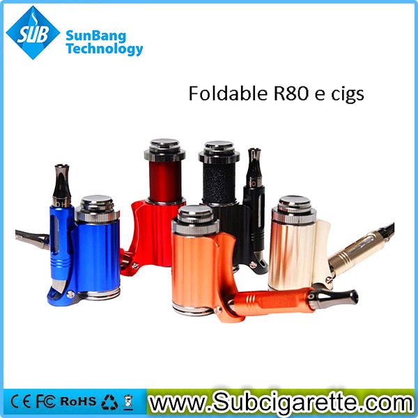 2014 new mechanical mod electronic cigarette e cigarette e-cigarette ecig r80 can portable foldable ecigar with gift box