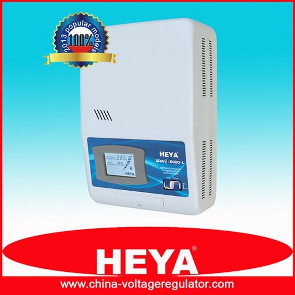 LCD display high accuracy wall mounted relay control voltage regulator