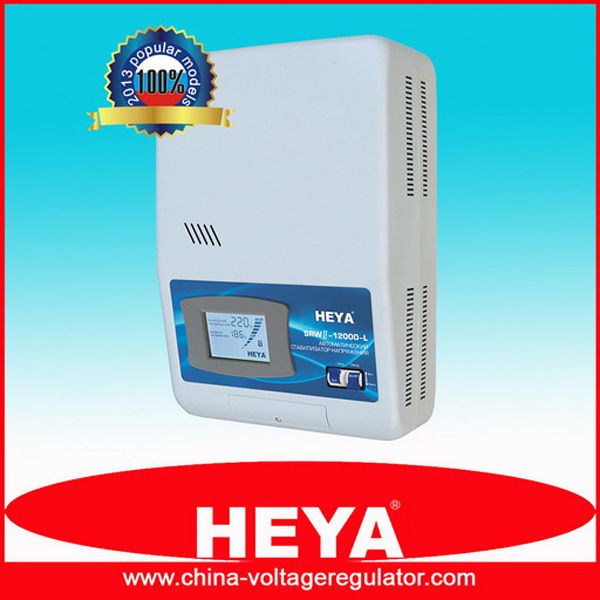 LCD display high accuracy wall mounted relay control voltage regulator