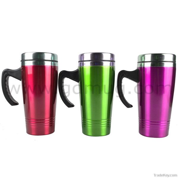 double wall stainless steel mug