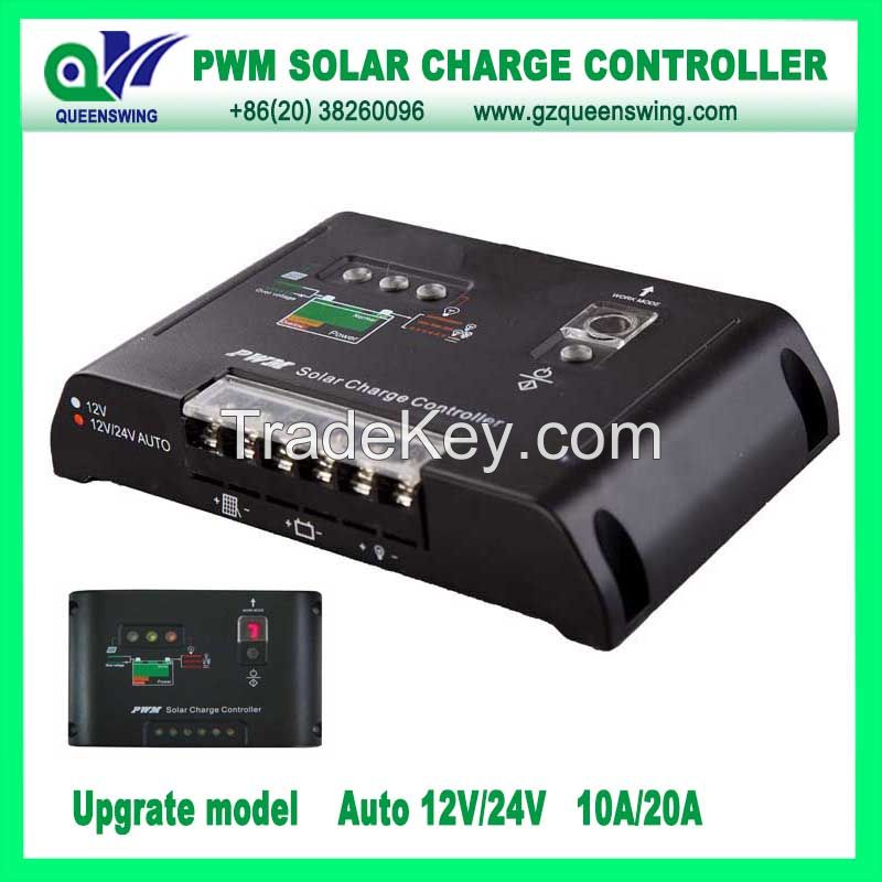 PWM 10A 12/24V Solar Controller Street Light Solar Charge Controller (QWP-1410SLC)