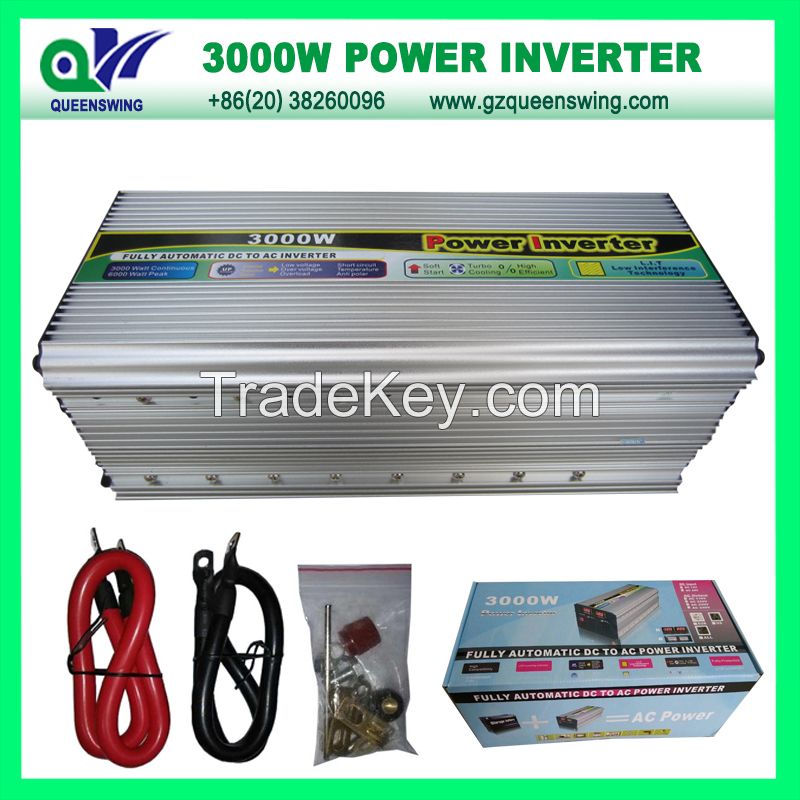 3000W DC12V/24V AC220V Modified Sine Wave Solar Power Inverter