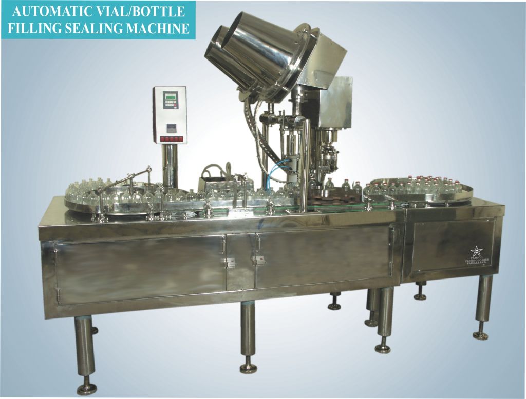 AUTOMATIC BOTTLE/VIAL FILLING MACHINE