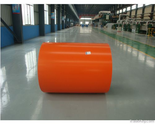 zinc coated color coated steel plate PPGI