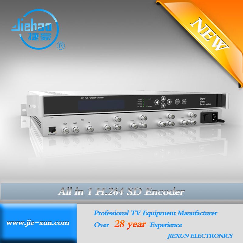 Digital TV Hend-end SD MPEG4/H.264 iptv Encoder/IP Video encoder