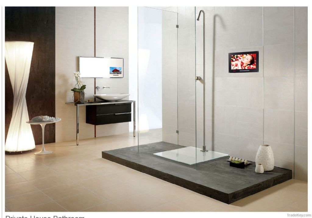 Bathrooom waterproof wireless TV mirror