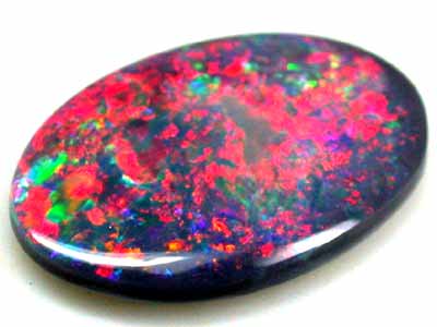 GEM FIRE RED COLLECTOR BLACK OPAL