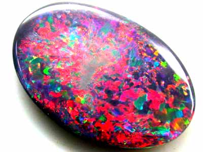 GEM FIRE RED COLLECTOR BLACK OPAL