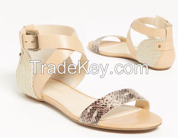 Latest summer women sandals flat sandals