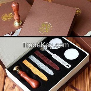 wax seal set With Custom Logo/Metal Brass Wax Seal