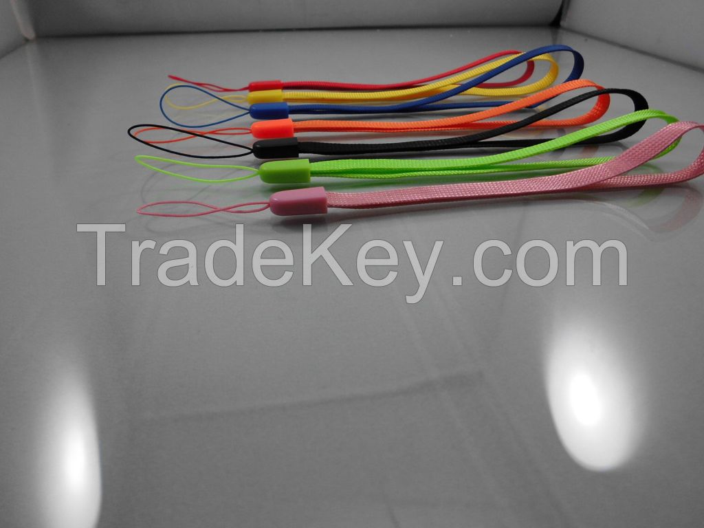 6mm bright color short water bottle lanyard