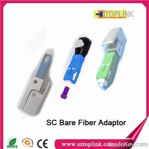 SC bare fiber adaptor