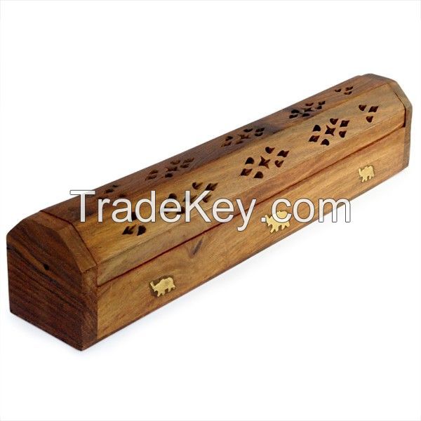 Wooden Incense Burner Box