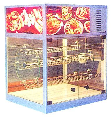 2014 year New Rotating food display warmer CE