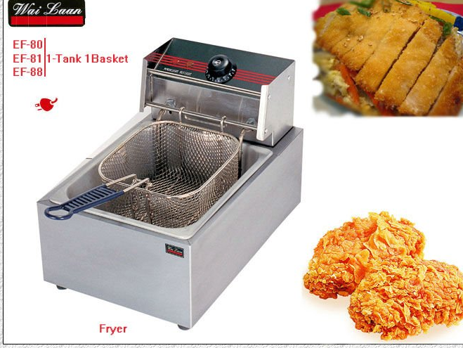 2014 year New 1-tank 1-basket electric deep fryer (CE)