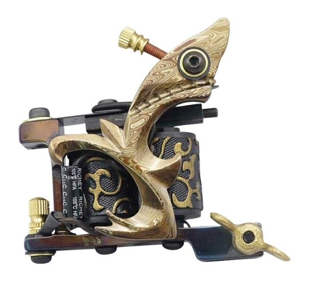 Professional Top High Quality Damascus Tattoo Machine  E-3