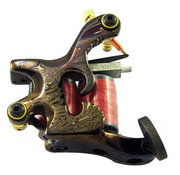 Professional Top High Quality Damascus Tattoo Machine  E-3