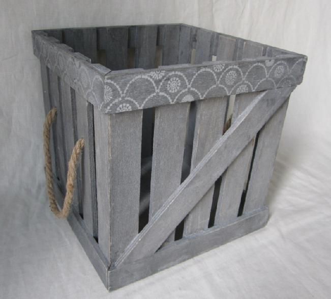 vintage wooden crates