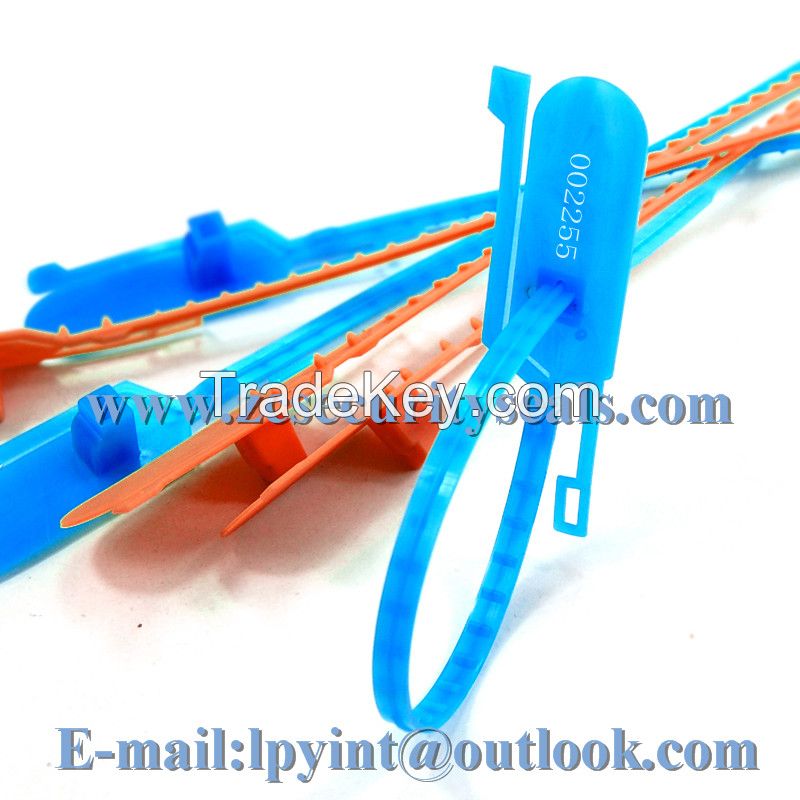 SL-01F Plastic Seal Logistics seal Cargo seal numbered tighten Cable Ties