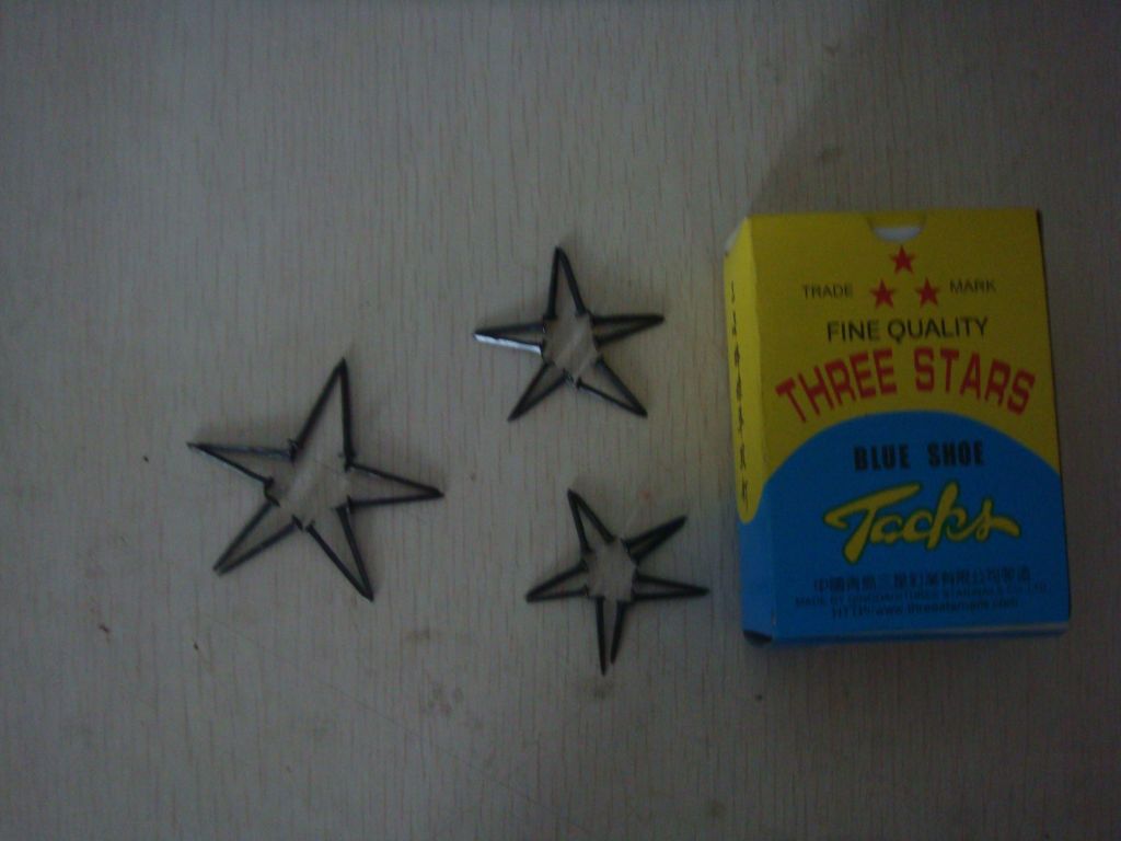 Fine Blue Three Star Shoe Tack Nails