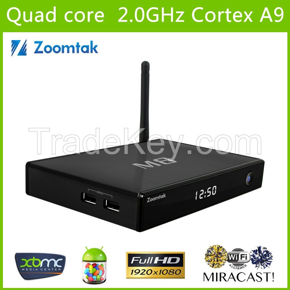 Amlogic S802 quad core KODI 4k m8 android tv box with 2G RAM 8G Flash