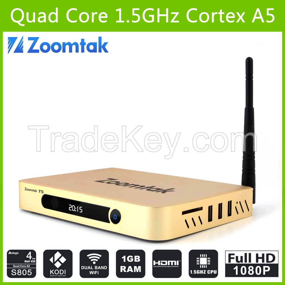 Hot selling Amlogic S805 4K 1G/8G android tv box quad core