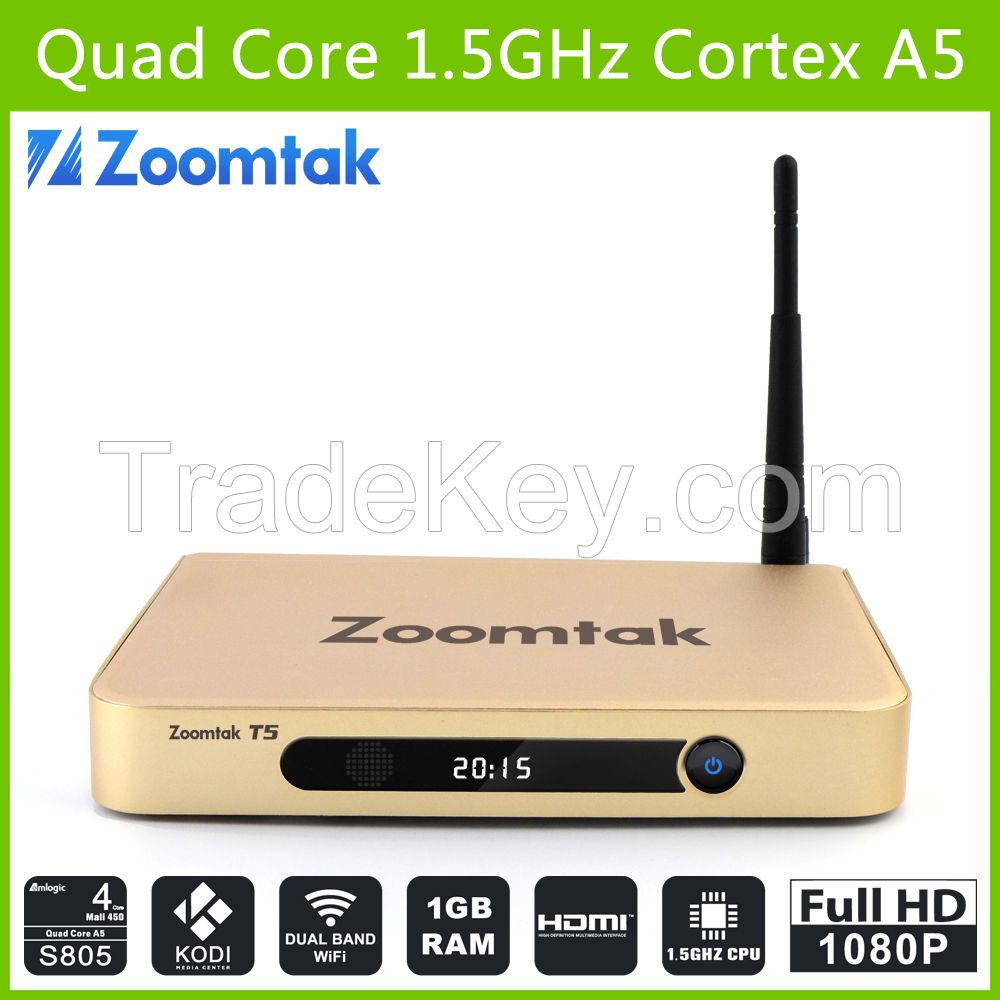 Hot selling Amlogic S805 4K 1G/8G android tv box quad core