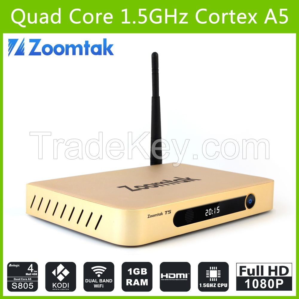 Hot selling Amlogic S805 4K 1G/8G android tv box quad core