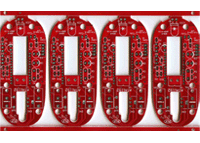 94v0 single sided Red Soldermarsk PCB (RoHS & UL)