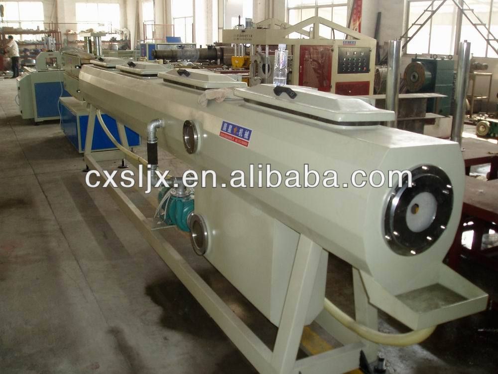 PE plastic pipe extrusion machine