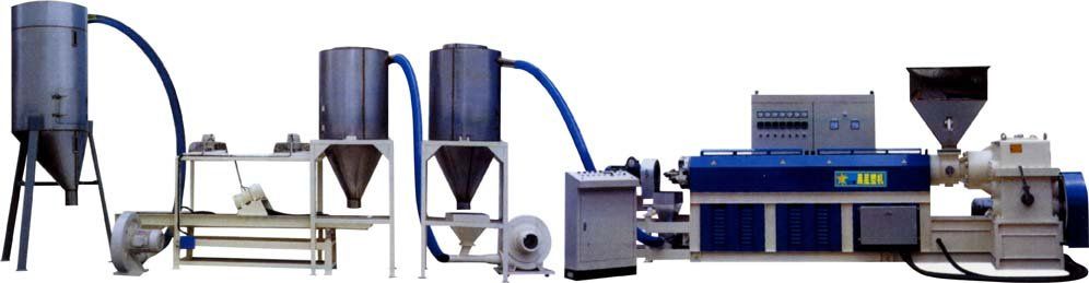 Air Cooling System PVC Plastic Pellet Making Machine 