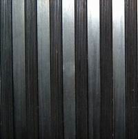  Wide &amp; fine ribbed rubber sheet