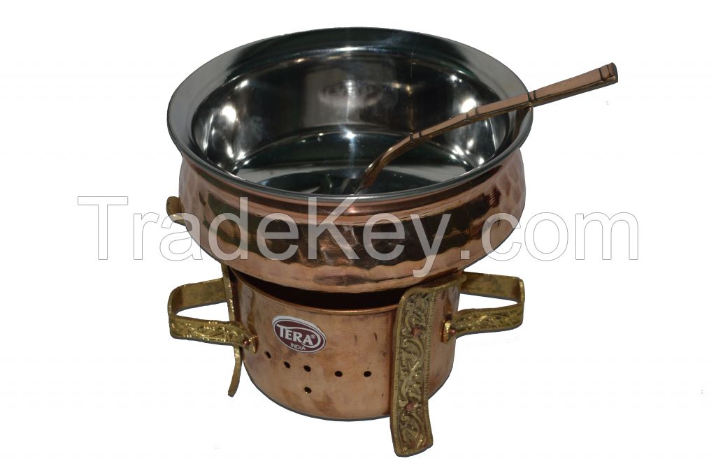   Raghav India 100% Genuine Copper Handi +Copper Tawa