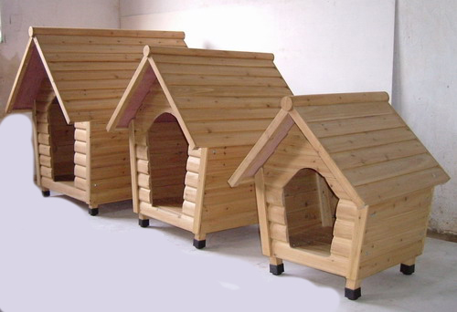 wooden pet house