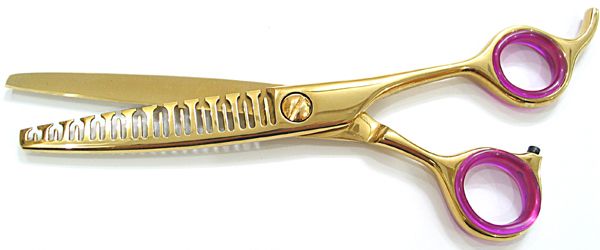 Hair thinning shears