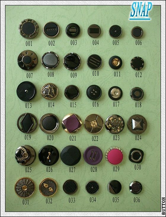 Metal Snap Buttons - Plastic Buttons