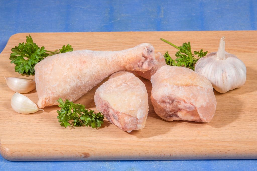 frozen chicken drumstick