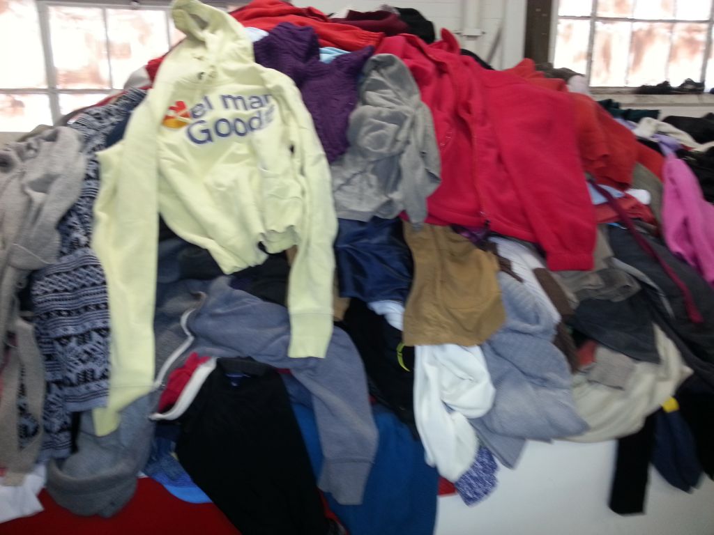 Used winter clothes