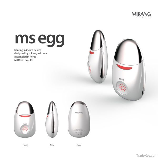 MS EGG, Heating Galvanic skincare massager, Beauty Equipment, Facial m