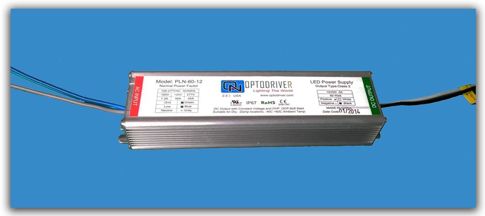 UL Listed constant voltage led driver 60W 12V5A